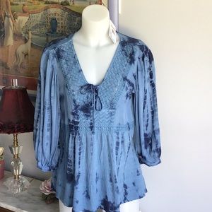 Vintage America, Boho Tie Dye Shirt, NWT